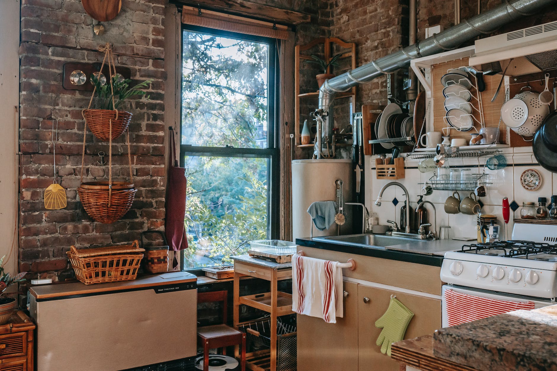 kitchen with window